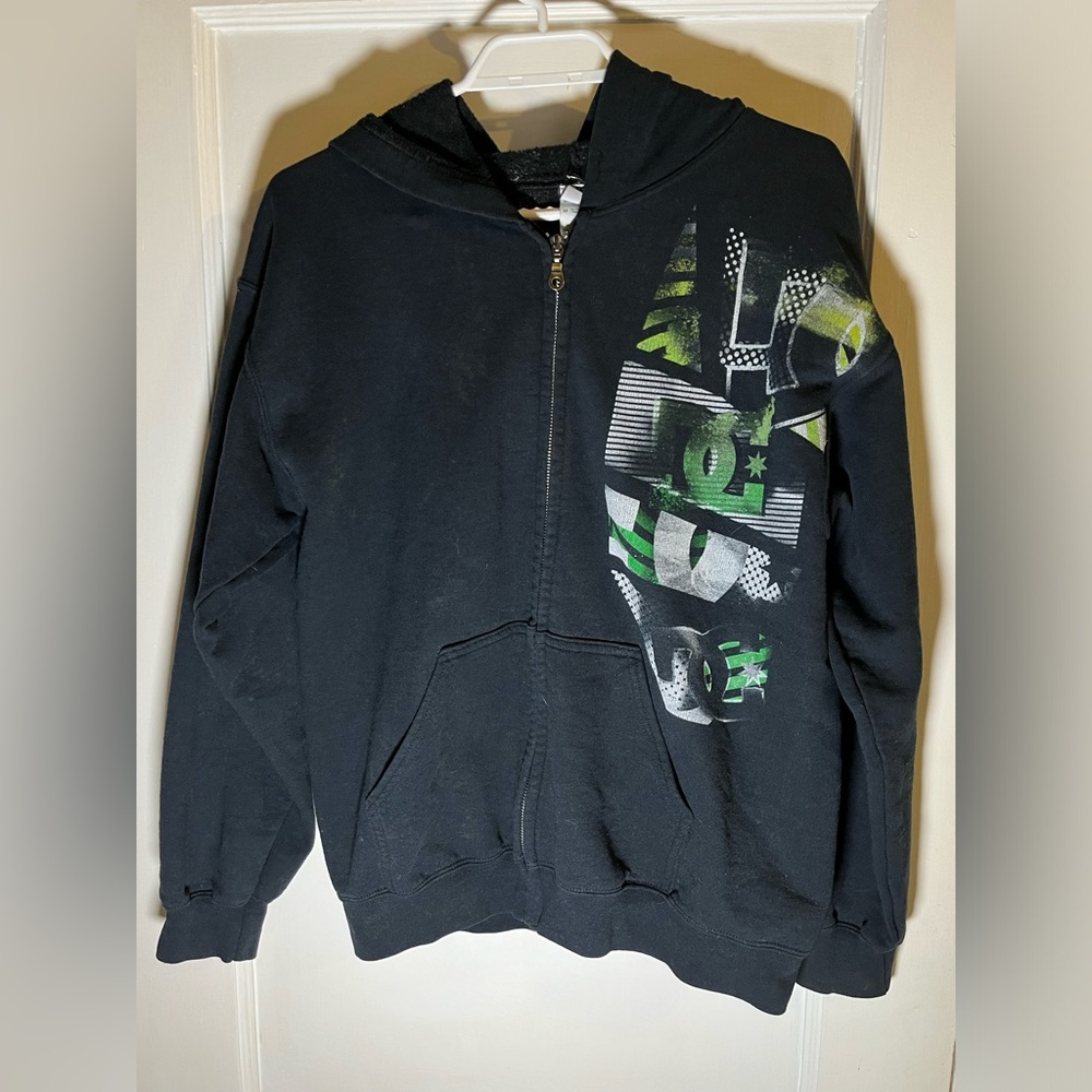 Y2K dc shoes zip up hoodie